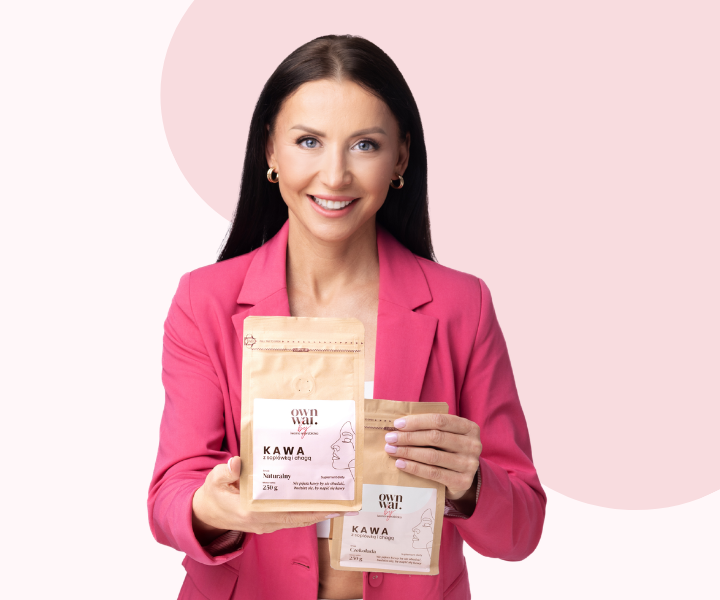 Iwona Wierzbicka kawa grzybowa z sopl&oacute;wką i chagą