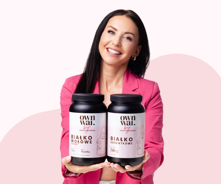 Iwona Wierzbicka suplementy Białko serwatkowe