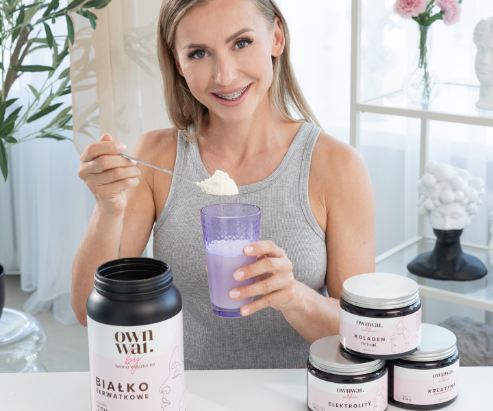Iwona Wierzbicka suplementy Białko serwatkowe